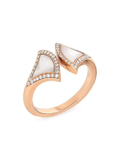 [Royal Jewelry]DREAM MOP DIAMOND OPEN RING
