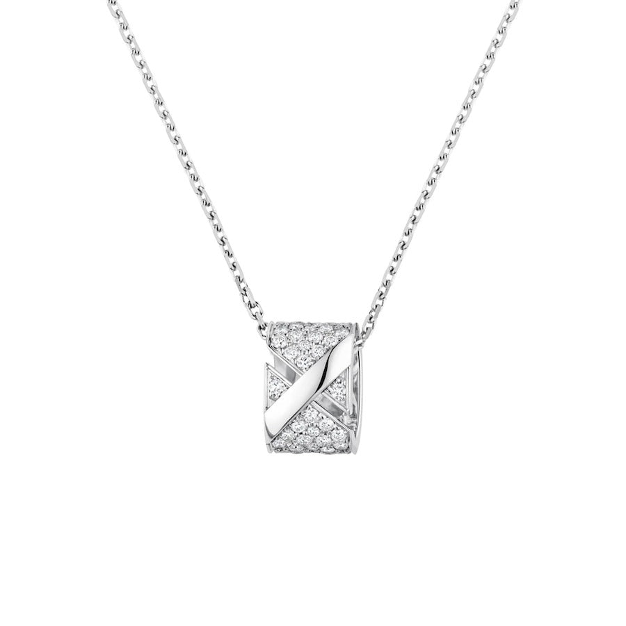 [Royal Jewelry]LIENS EVIDENCE DIAMOND PAVED NECKLACE