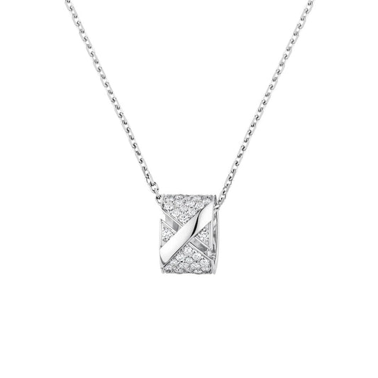 [Royal Jewelry]LIENS EVIDENCE DIAMOND PAVED NECKLACE