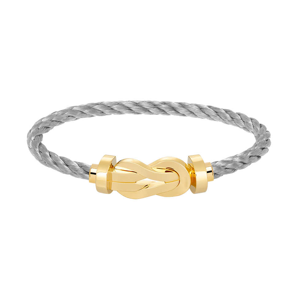 [Royal Jewelry]CHANCE LARGE 8 FIGURE BUCKLE NO DIAMOND BRACELET GOLD