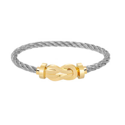 [Royal Jewelry]CHANCE LARGE 8 FIGURE BUCKLE NO DIAMOND BRACELET GOLD