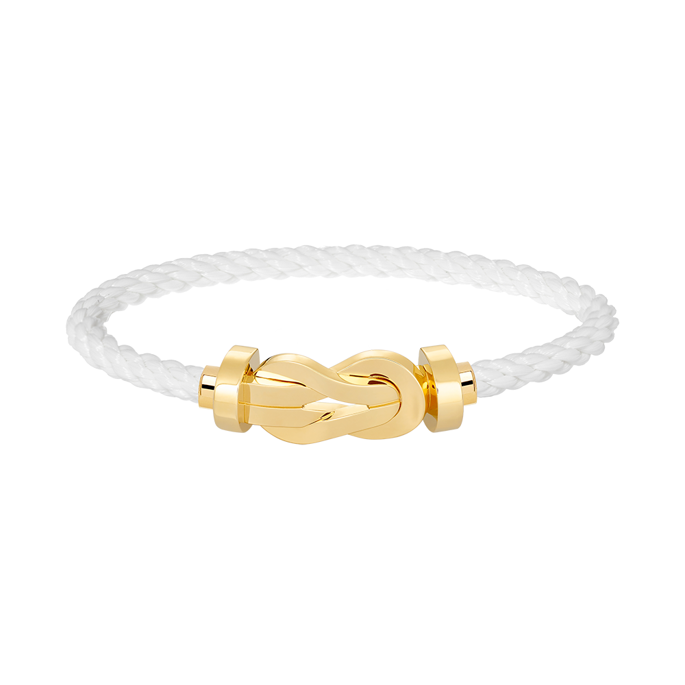 [Royal Jewelry]CHANCE LARGE 8 FIGURE BUCKLE NO DIAMOND BRACELET GOLD