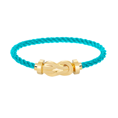 [Royal Jewelry]CHANCE LARGE 8 FIGURE BUCKLE NO DIAMOND BRACELET GOLD