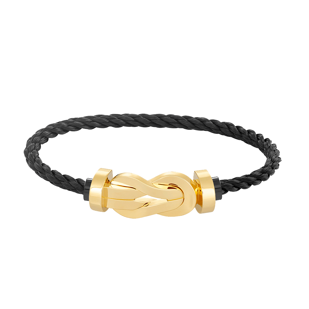 [Royal Jewelry]CHANCE LARGE 8 FIGURE BUCKLE NO DIAMOND BRACELET GOLD