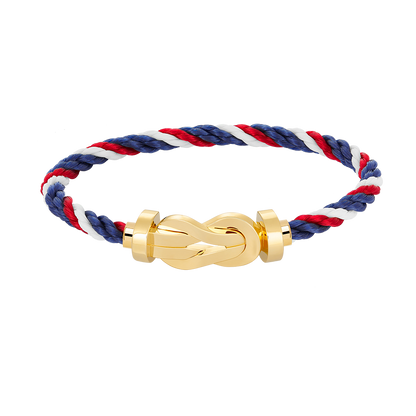[Royal Jewelry]CHANCE LARGE 8 FIGURE BUCKLE NO DIAMOND BRACELET GOLD