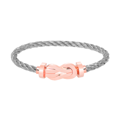 [Royal Jewelry]CHANCE LARGE 8 FIGURE BUCKLE NO DIAMOND BRACELET ROSE GOLD