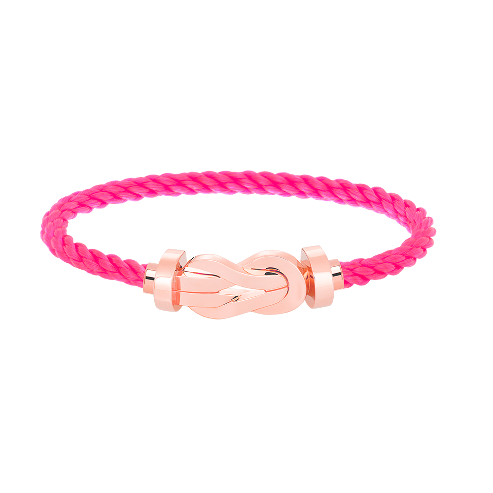 [Royal Jewelry]CHANCE LARGE 8 FIGURE BUCKLE NO DIAMOND BRACELET ROSE GOLD