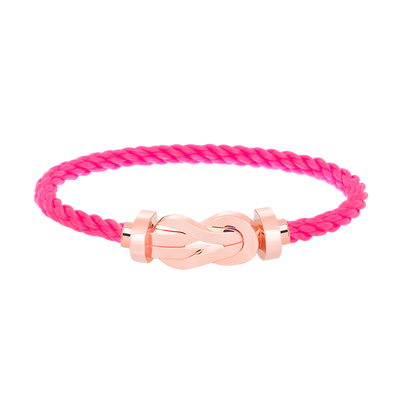 [Royal Jewelry]CHANCE LARGE 8 FIGURE BUCKLE NO DIAMOND BRACELET ROSE GOLD