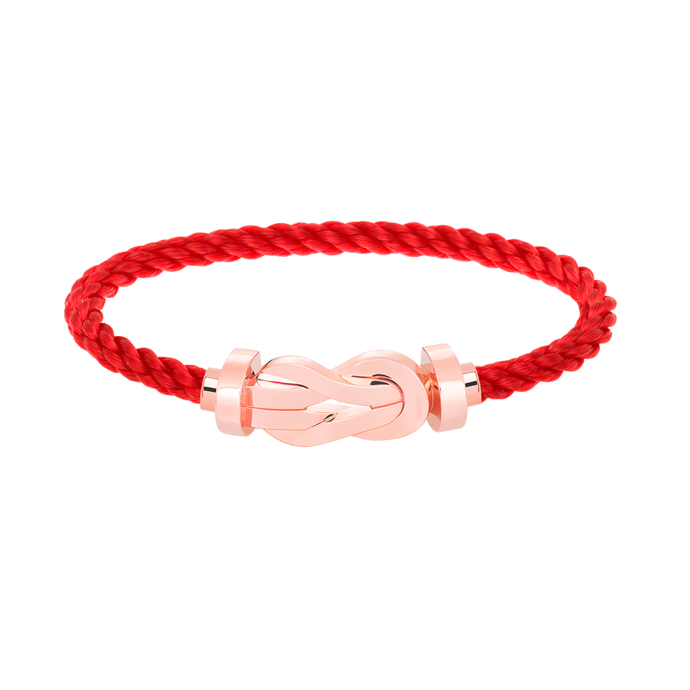 [Royal Jewelry]CHANCE LARGE 8 FIGURE BUCKLE NO DIAMOND BRACELET ROSE GOLD