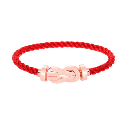 [Royal Jewelry]CHANCE LARGE 8 FIGURE BUCKLE NO DIAMOND BRACELET ROSE GOLD