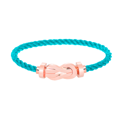 [Royal Jewelry]CHANCE LARGE 8 FIGURE BUCKLE NO DIAMOND BRACELET ROSE GOLD