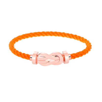 [Royal Jewelry]CHANCE LARGE 8 FIGURE BUCKLE NO DIAMOND BRACELET ROSE GOLD