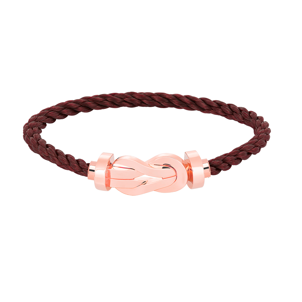 [Royal Jewelry]CHANCE LARGE 8 FIGURE BUCKLE NO DIAMOND BRACELET ROSE GOLD
