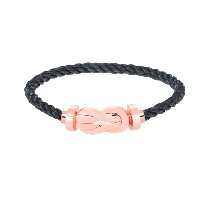 [Royal Jewelry]CHANCE LARGE 8 FIGURE BUCKLE NO DIAMOND BRACELET ROSE GOLD
