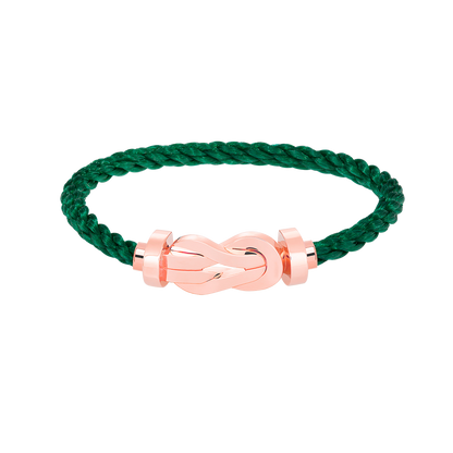 [Royal Jewelry]CHANCE LARGE 8 FIGURE BUCKLE NO DIAMOND BRACELET ROSE GOLD