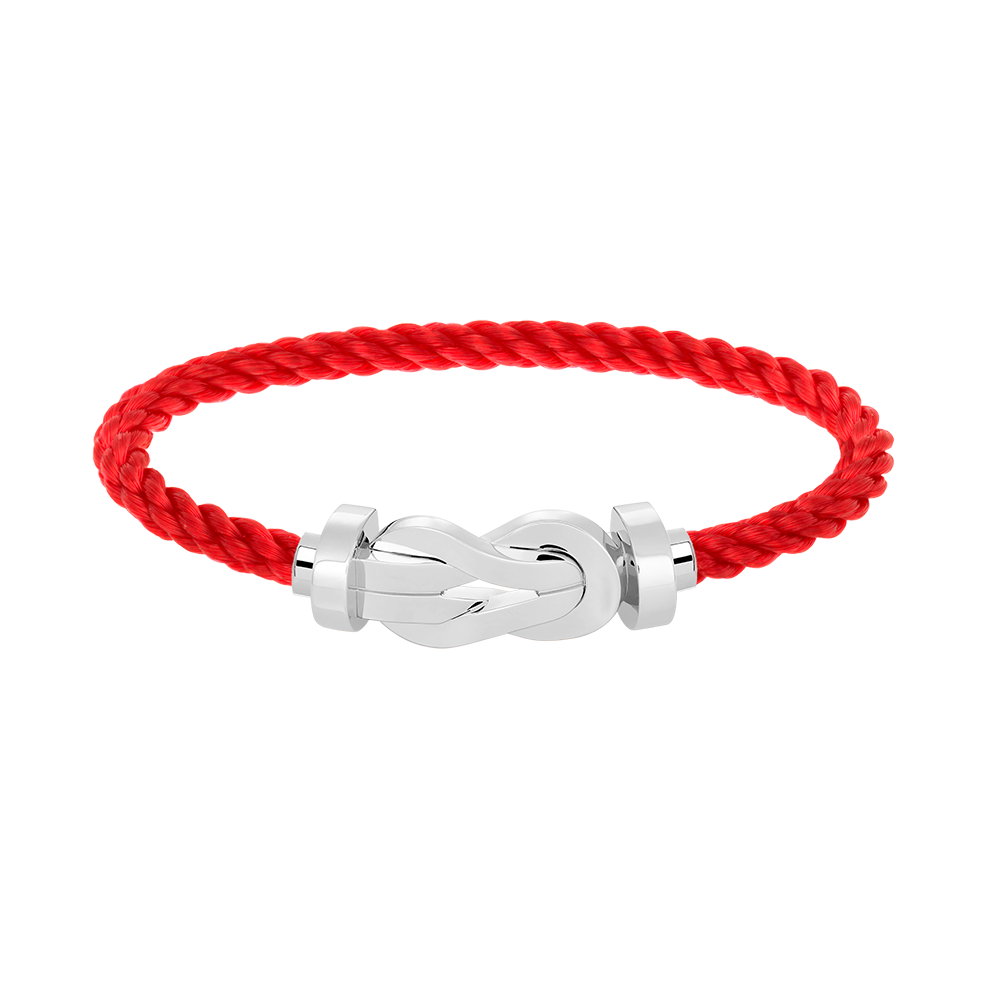 [Royal Jewelry]CHANCE LARGE 8 FIGURE BUCKLE NO DIAMOND BRACELET SILVER