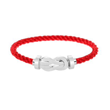 [Royal Jewelry]CHANCE LARGE 8 FIGURE BUCKLE NO DIAMOND BRACELET SILVER