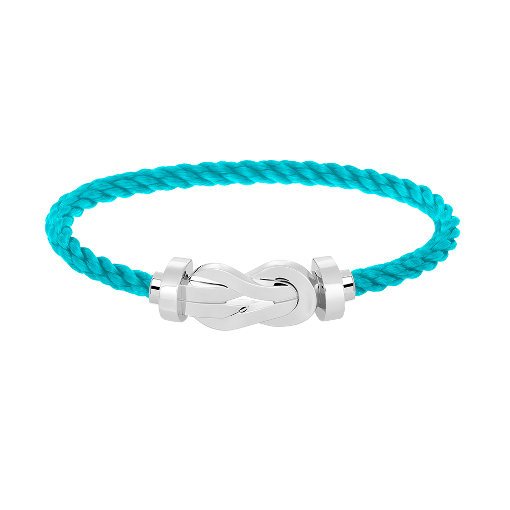 [Royal Jewelry]CHANCE LARGE 8 FIGURE BUCKLE NO DIAMOND BRACELET SILVER