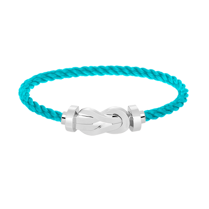 [Royal Jewelry]CHANCE LARGE 8 FIGURE BUCKLE NO DIAMOND BRACELET SILVER