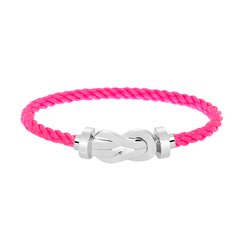 [Royal Jewelry]CHANCE LARGE 8 FIGURE BUCKLE NO DIAMOND BRACELET SILVER