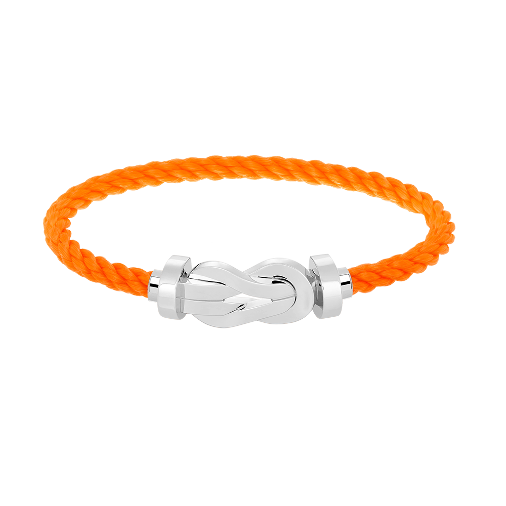 [Royal Jewelry]CHANCE LARGE 8 FIGURE BUCKLE NO DIAMOND BRACELET SILVER