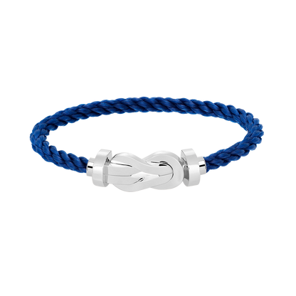 [Royal Jewelry]CHANCE LARGE 8 FIGURE BUCKLE NO DIAMOND BRACELET SILVER