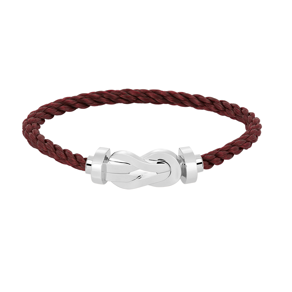 [Royal Jewelry]CHANCE LARGE 8 FIGURE BUCKLE NO DIAMOND BRACELET SILVER