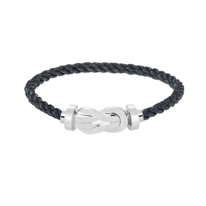 [Royal Jewelry]CHANCE LARGE 8 FIGURE BUCKLE NO DIAMOND BRACELET SILVER