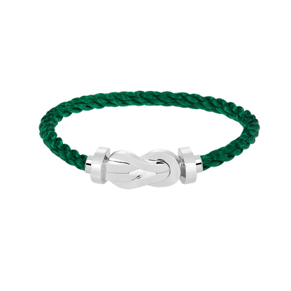 [Royal Jewelry]CHANCE LARGE 8 FIGURE BUCKLE NO DIAMOND BRACELET SILVER
