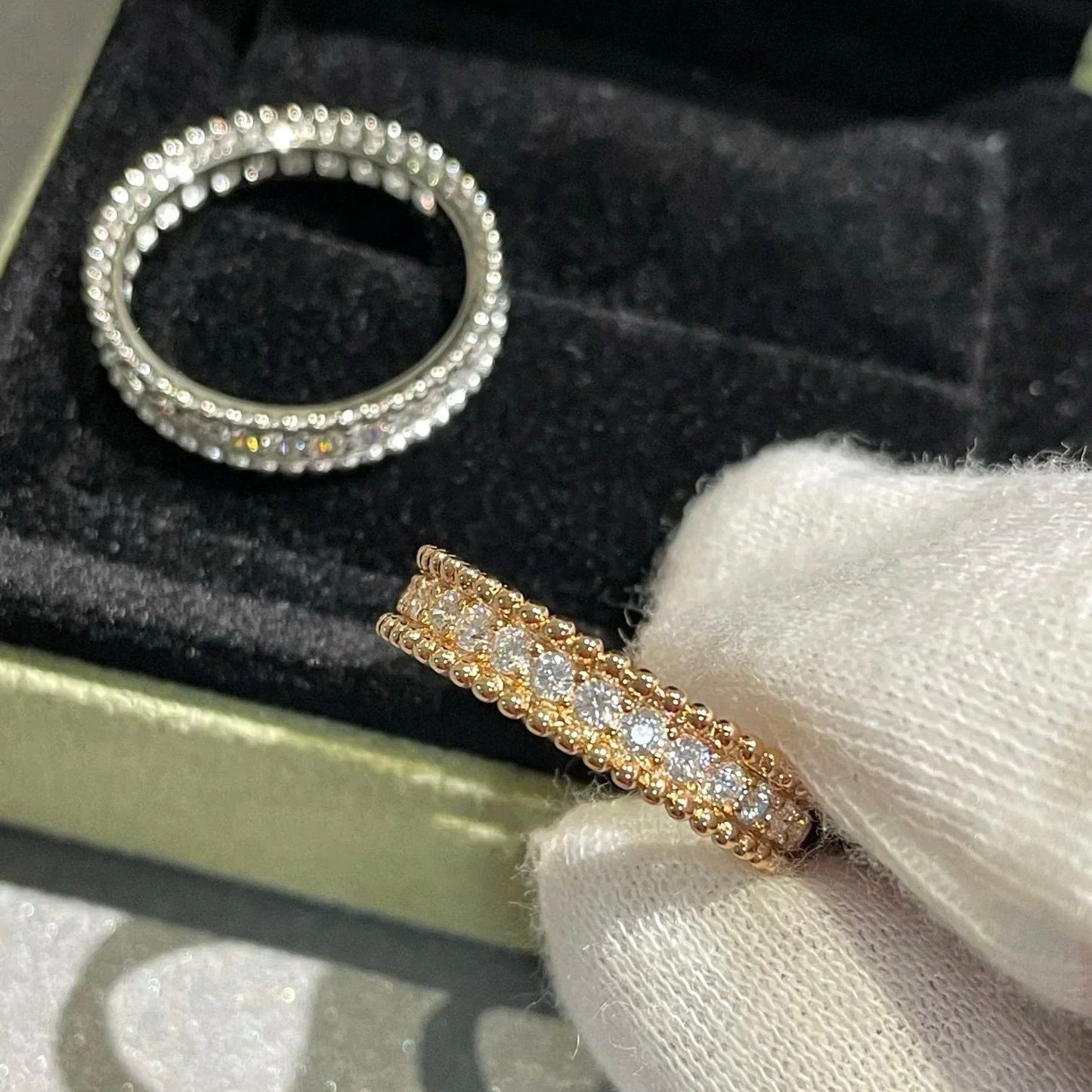 [Royal Jewelry]PERLEE DIAMOND SILVER RING