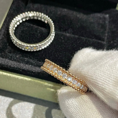 [Royal Jewelry]PERLEE DIAMOND SILVER RING