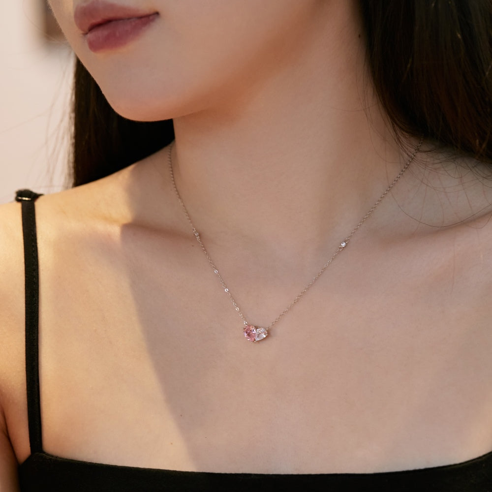 [Royal Jewelry]Unique Heart Shape Necklace