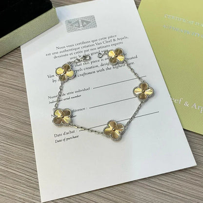 [Royal Jewelry]CLOVER 5 MOTIFS CHRISTMAS LIMITED EDITION BRACELET