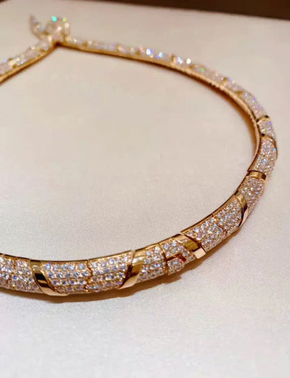 [Royal Jewelry]HAUTE COUTURE GOLD SERPENTI NECKLACE