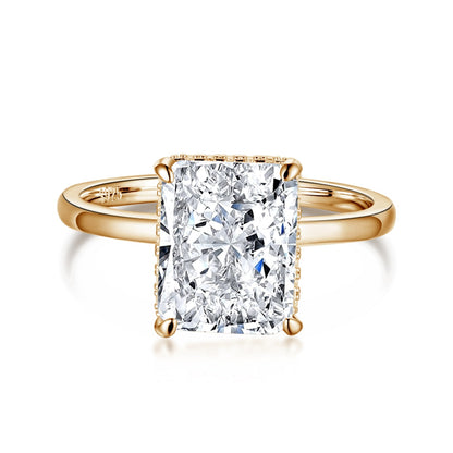 [Royal Jewelry]4.0 Carat Ornate Enchanting Radiand Cut Banquet Ring