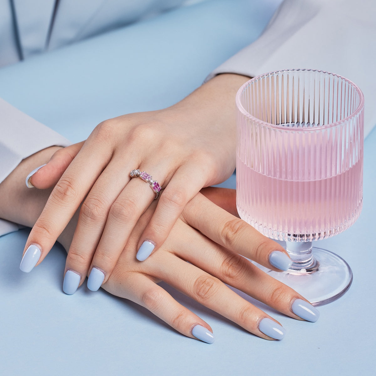 [Royal Jewelry]Unique Colorful Emerald Cut Party Ring