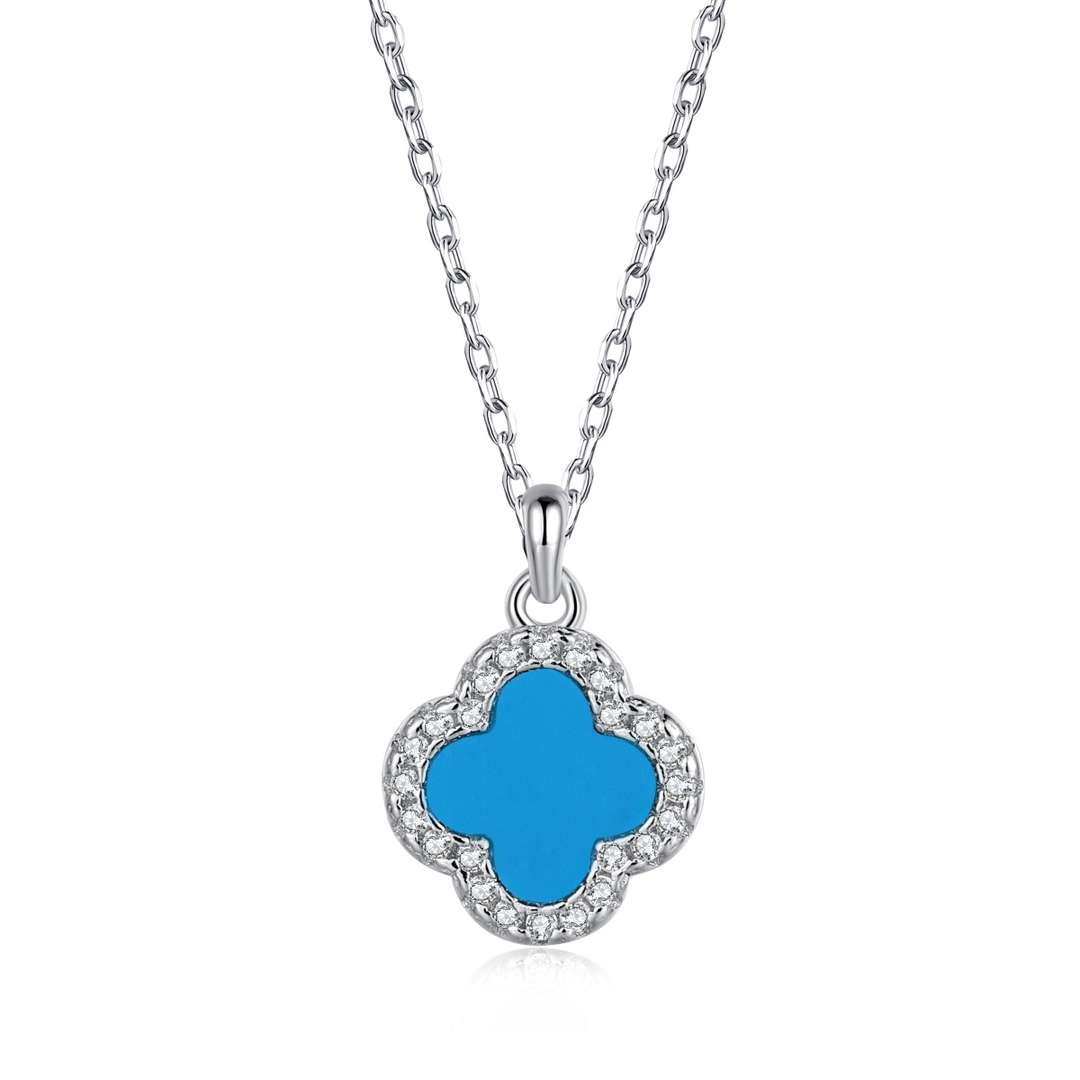 [Royal Jewelry]Dainty Flower Shape Necklace