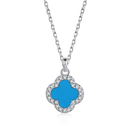 [Royal Jewelry]Dainty Flower Shape Necklace