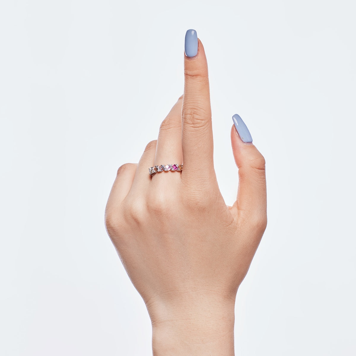 [Royal Jewelry]Delicate Vibrant Emerald Cut Daily Ring
