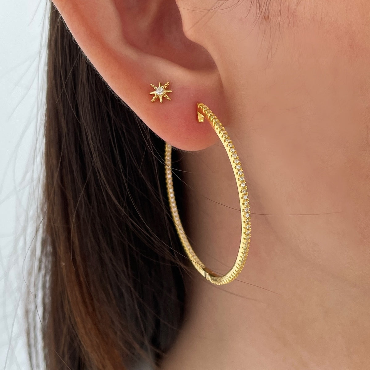 [Royal Jewelry]Popular Large Hoop Earrings