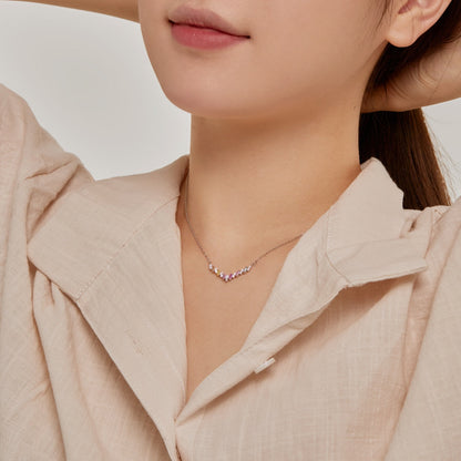[Royal Jewelry]Dazzling Rainbow Necklace