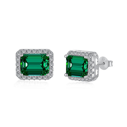 [Royal Jewelry]Luxurious Dainty Emerald Cut Banquet Earrings