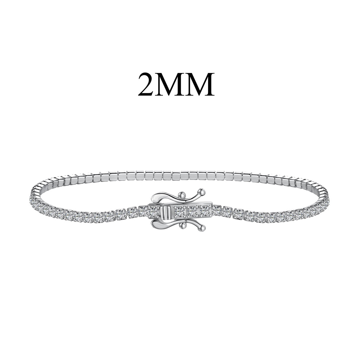 [Royal Jewelry]Radiant Colorful Round Cut Party Bracelet