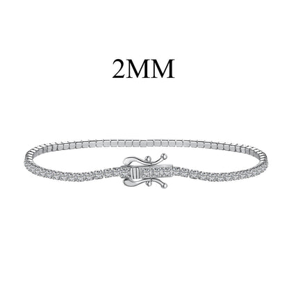 [Royal Jewelry]Radiant Colorful Round Cut Party Bracelet