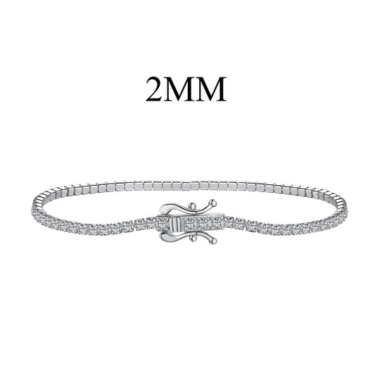 [Royal Jewelry]Radiant Colorful Round Cut Party Bracelet