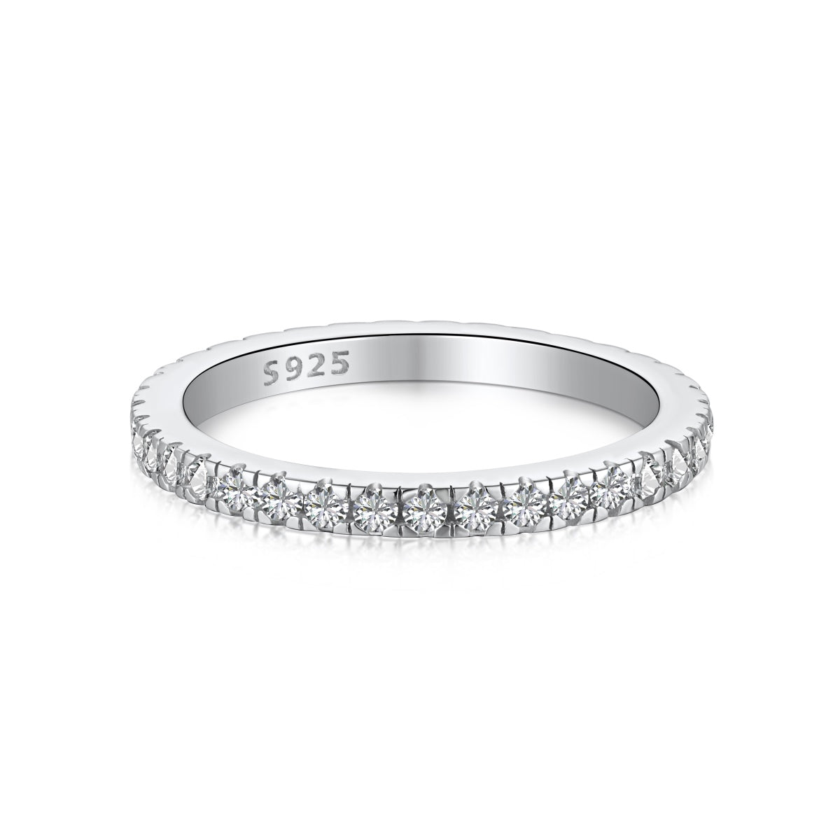 [Royal Jewelry]Delicate Sparkling Round Cut Daily Ring