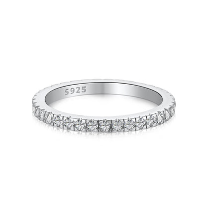 [Royal Jewelry]Delicate Sparkling Round Cut Daily Ring