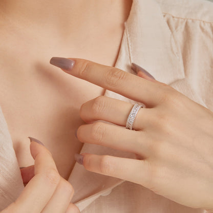 [Royal Jewelry]Delicate Colorful Round Cut Daily Ring