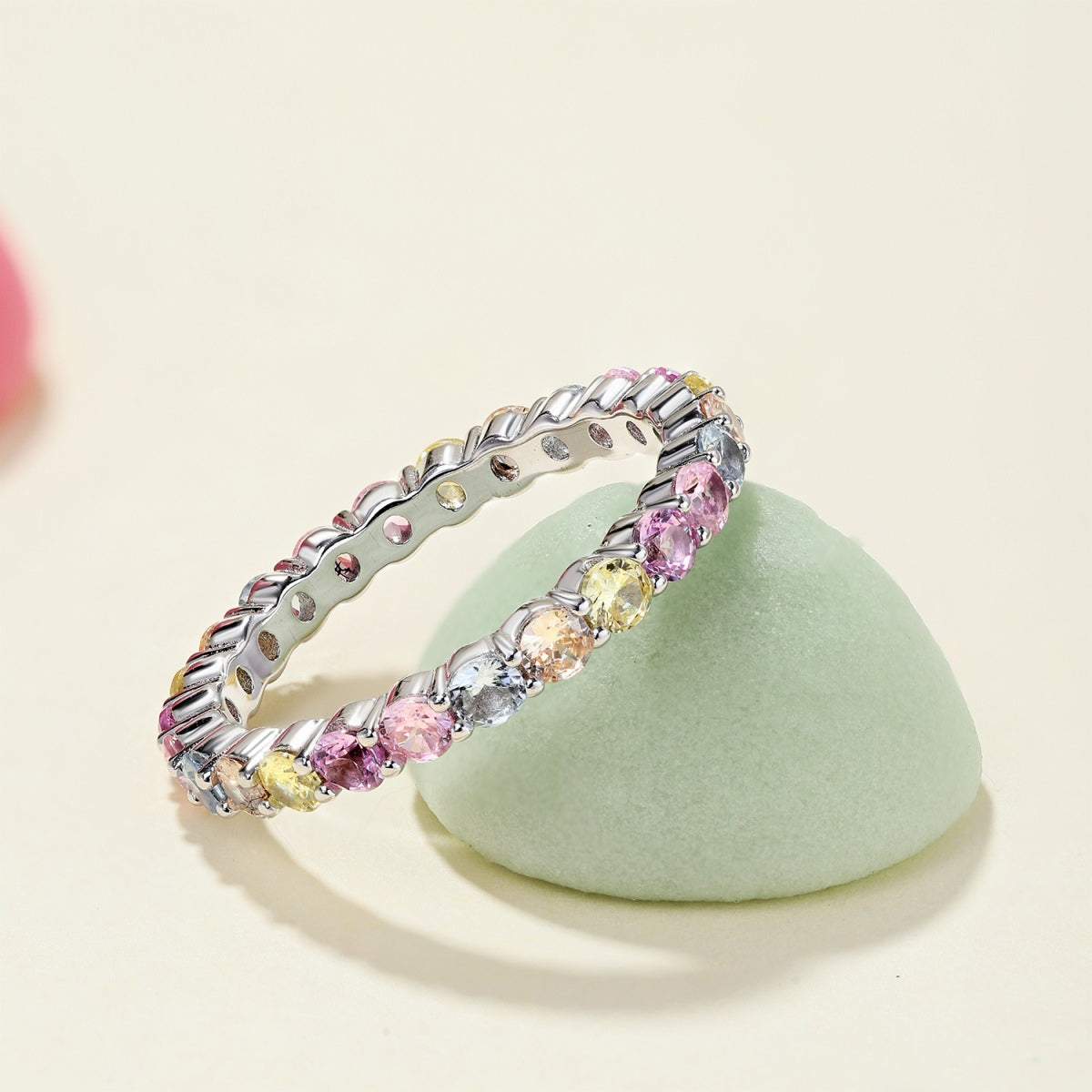 [Royal Jewelry]Dazzling Resplendent Round Cut Party Ring