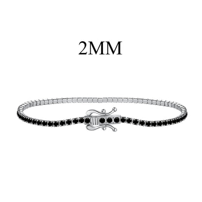 [Royal Jewelry]Radiant Colorful Round Cut Party Bracelet